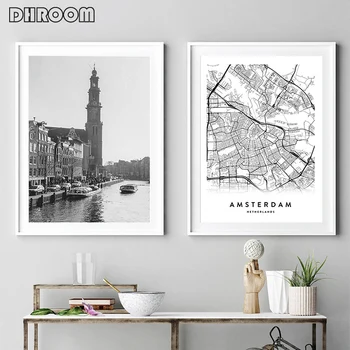 Amsterdam City Map Set Poster Print Black White Wall Art Picture Home Decor Netherlands Map Nordic Style Living Room Decoration
Amsterdam City Map Set Poster Print Black White Wall Art Picture Home Decor Netherlands Map Nordic Style Living Room Decoration