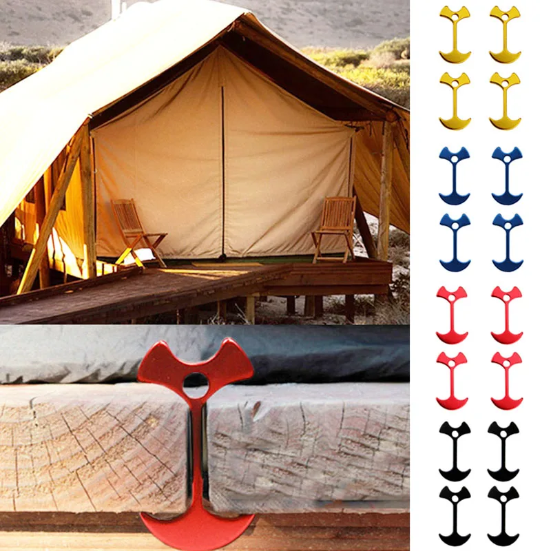 Newly 4 Pcs/Set Tent Pegs Aluminium Alloy Stake Outdoor Camping Hiking Travel Fish Bone Nail Tents Accessories
Newly 4 Pcs/Set Tent Pegs Aluminium Alloy Stake Outdoor Camping Hiking Travel Fish Bone Nail Tents Accessories