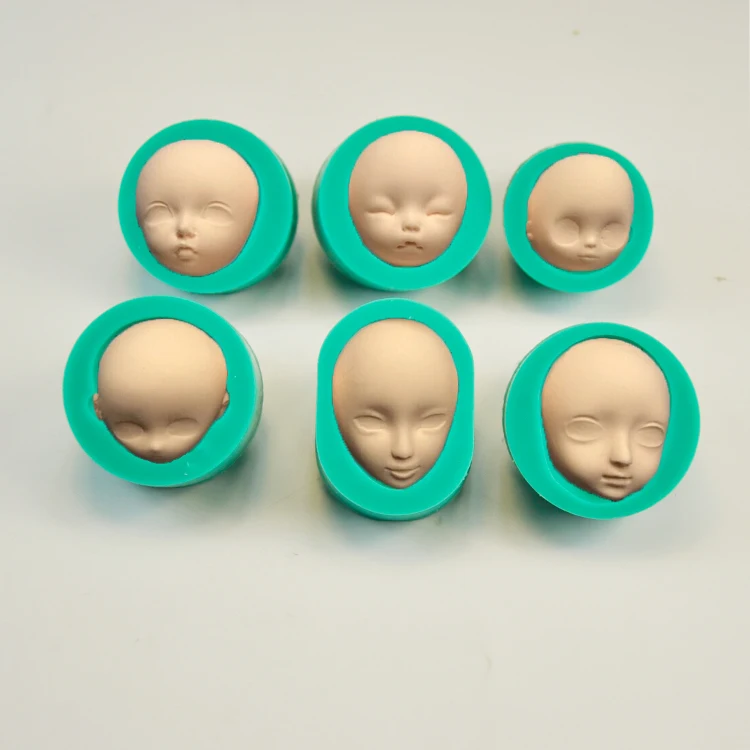 Cake Mold 6 pc face head silicone baking tools mould Silicone Fondant Mold Cake Decorating Chocolate Mold Cupcake
Cake Mold 6 pc face head silicone baking tools mould Silicone Fondant Mold Cake Decorating Chocolate Mold Cupcake