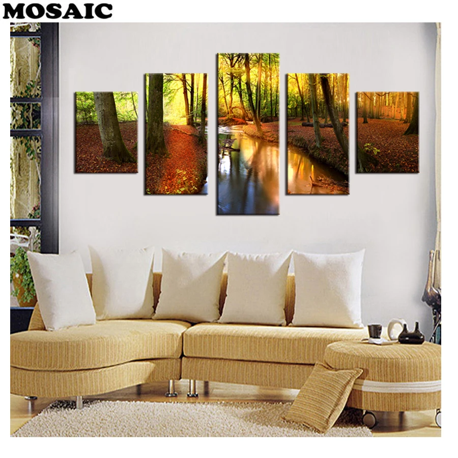 Full Square/round Diamond 5D DIY Diamond Painting landscape "modern forest river" 3D Embroidery Cross Stitch Mosaic 5pcs
Full Square/round Diamond 5D DIY Diamond Painting landscape "modern forest river" 3D Embroidery Cross Stitch Mosaic 5pcs