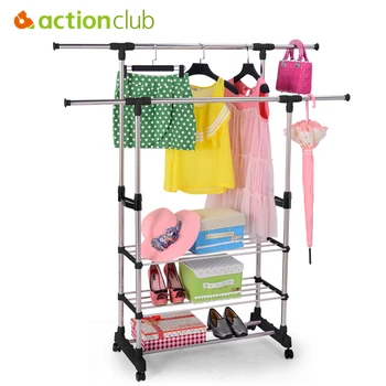 Actionclub Stainless Steel Double Rod Drying Rack With Shoe Rack Towel Rack Balcony Indoor Floor Standing Drying Racks Shelf
Actionclub Stainless Steel Double Rod Drying Rack With Shoe Rack Towel Rack Balcony Indoor Floor Standing Drying Racks Shelf