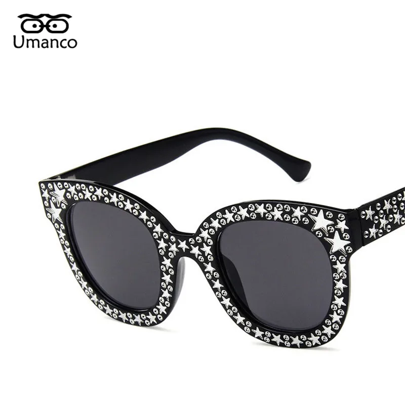 Umanco Charming Star Frame Cat Eye Sunglasses Women Vintage Fashion Plastic Sun Glasses Dazzling Colors Shades Mirror Eyeglasses
Umanco Charming Star Frame Cat Eye Sunglasses Women Vintage Fashion Plastic Sun Glasses Dazzling Colors Shades Mirror Eyeglasses