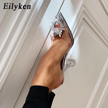Eilyken Sexy High Heels Pumps Shoes Woman Silver Rhinestone Wedding Shoes High Heels Party Shoes Summer Height Heels Sandals
Eilyken Sexy High Heels Pumps Shoes Woman Silver Rhinestone Wedding Shoes High Heels Party Shoes Summer Height Heels Sandals