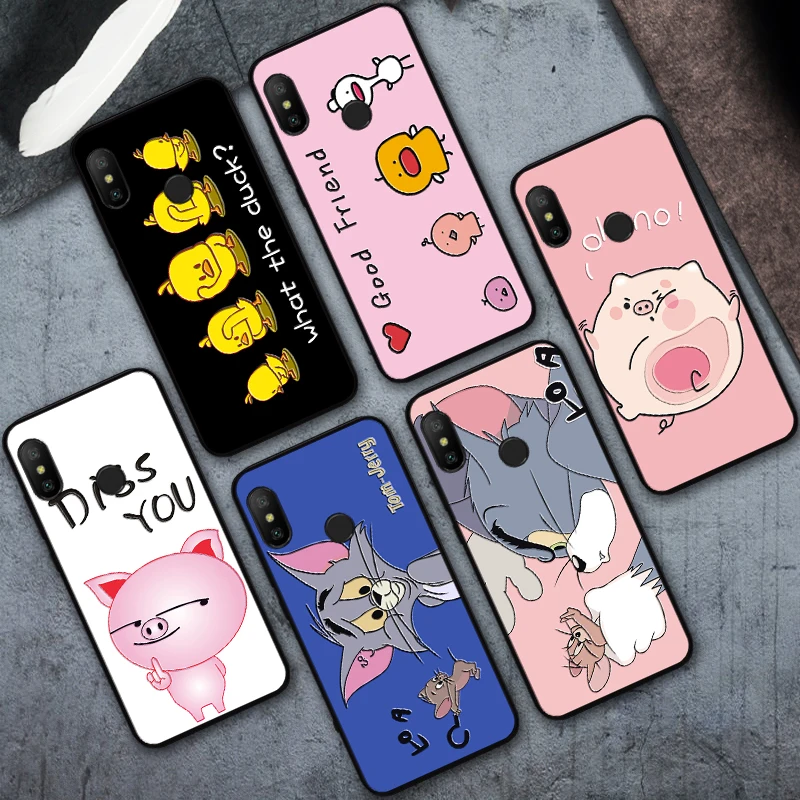 Cute Pig Phone Case For Xiaomi Mi A2 lite Cartoon Duck Redmi 6A 6 Pro Cases Good 3D Silicone Cover For Redmi Note 5 Capa Mi A1
Cute Pig Phone Case For Xiaomi Mi A2 lite Cartoon Duck Redmi 6A 6 Pro Cases Good 3D Silicone Cover For Redmi Note 5 Capa Mi A1
