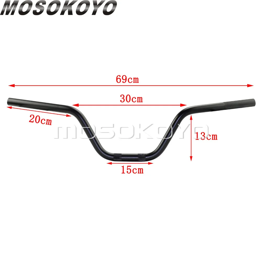 Aluminum 7/8" Universal Handlebar 69cm Width Custom Bar for Honda Yamaha Suzuki BMW Kawasaki
Aluminum 7/8" Universal Handlebar 69cm Width Custom Bar for Honda Yamaha Suzuki BMW Kawasaki