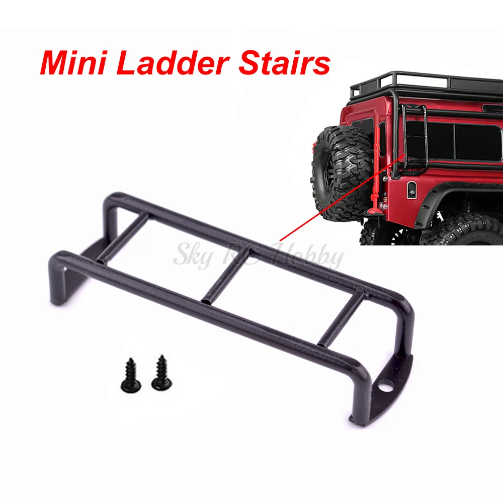 RC Car Metal Mini Ladder Stairs Accessories for Traxxas TRX4 TRX-4 Bronco Defender Body SCX10 90046 90047 D90 1/10 RC Crawler
RC Car Metal Mini Ladder Stairs Accessories for Traxxas TRX4 TRX-4 Bronco Defender Body SCX10 90046 90047 D90 1/10 RC Crawler