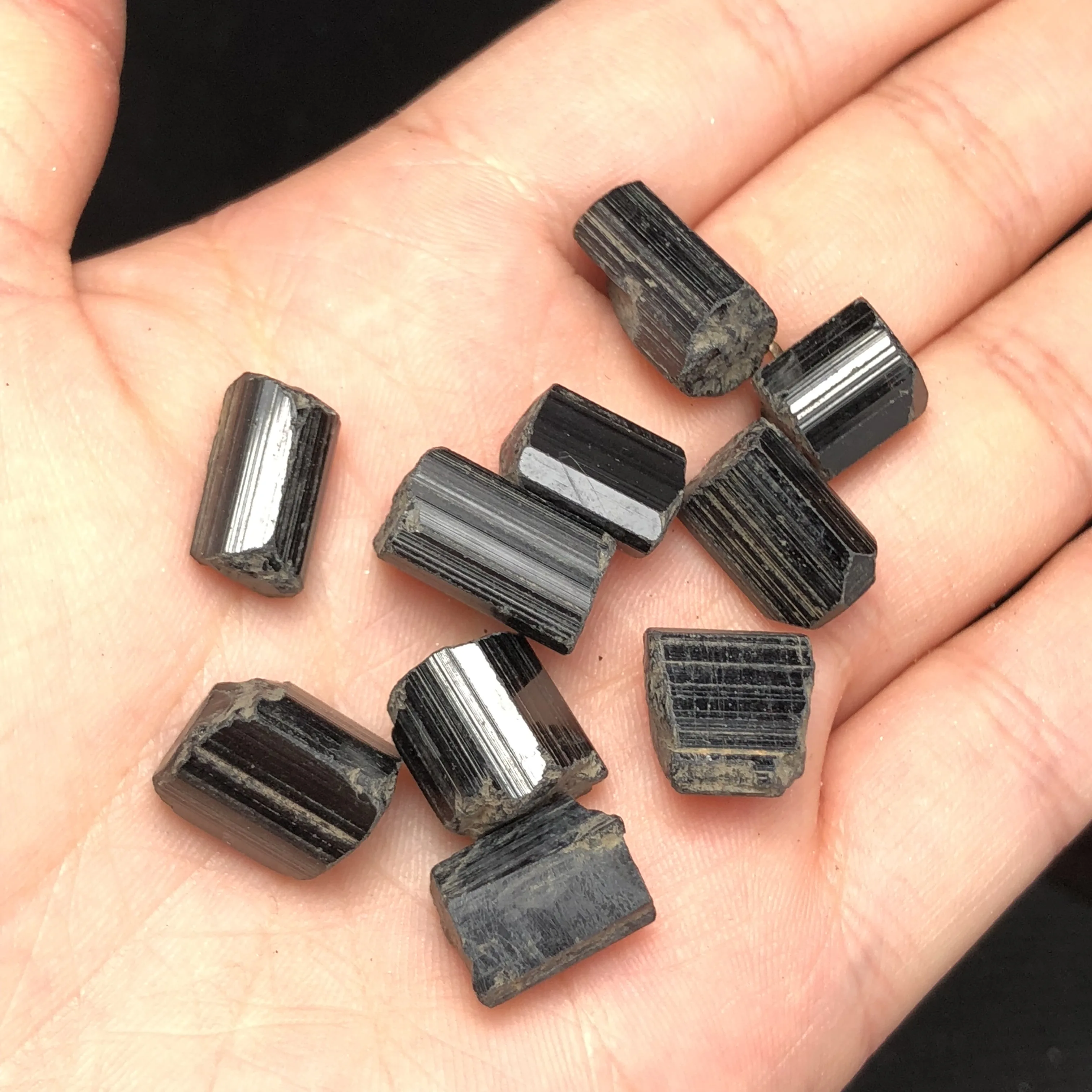 10Pcs Pure natural black tourmaline crystal coarse stone mineral specimen block artwork reiki healing meditation
10Pcs Pure natural black tourmaline crystal coarse stone mineral specimen block artwork reiki healing meditation
