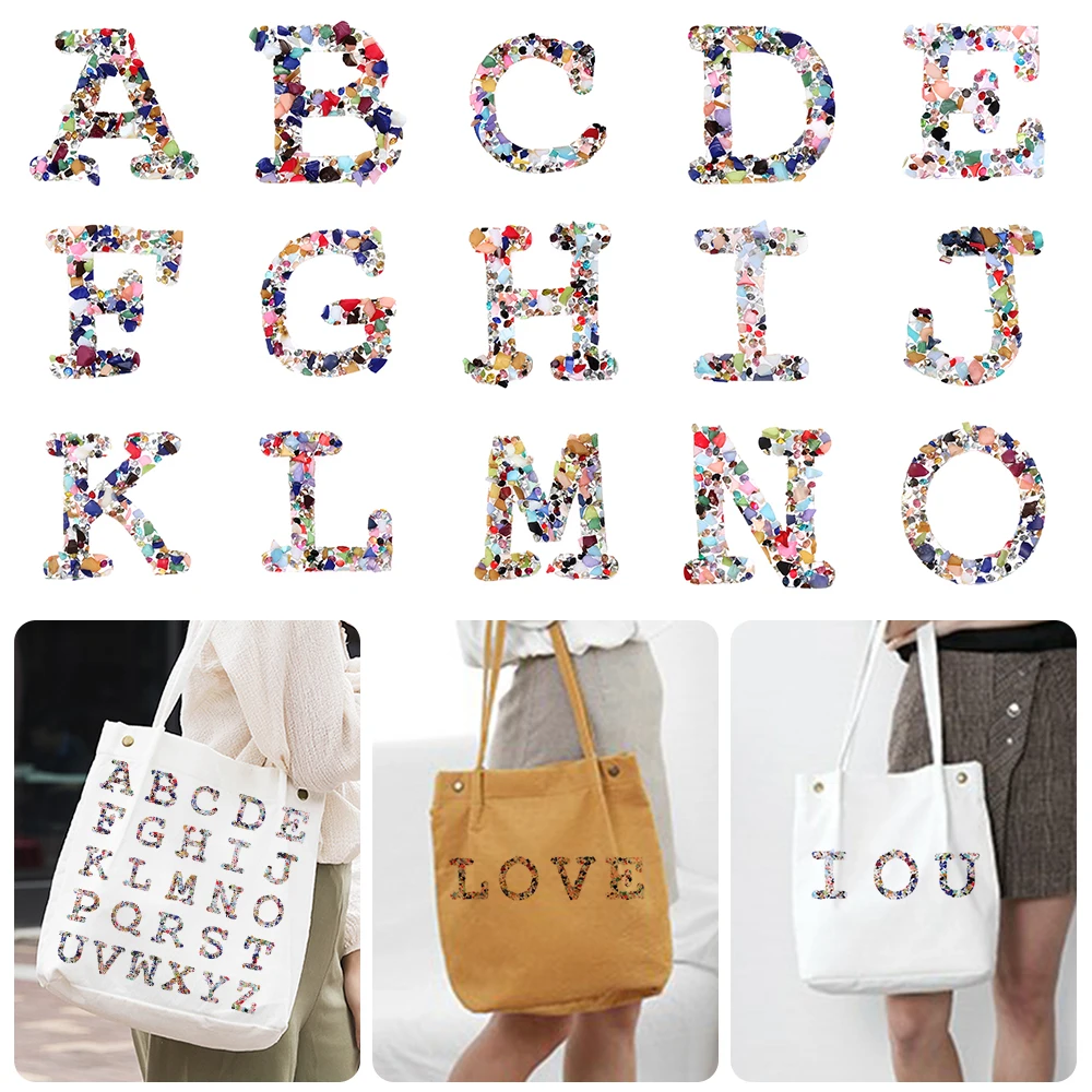 1PC Colorful Stones A-Z Letter Iron On Patch For Clothing Hot-Fix Rhinestone Badge Applique For Clothes Bag Pant Shoes Stickers
1PC Colorful Stones A-Z Letter Iron On Patch For Clothing Hot-Fix Rhinestone Badge Applique For Clothes Bag Pant Shoes Stickers