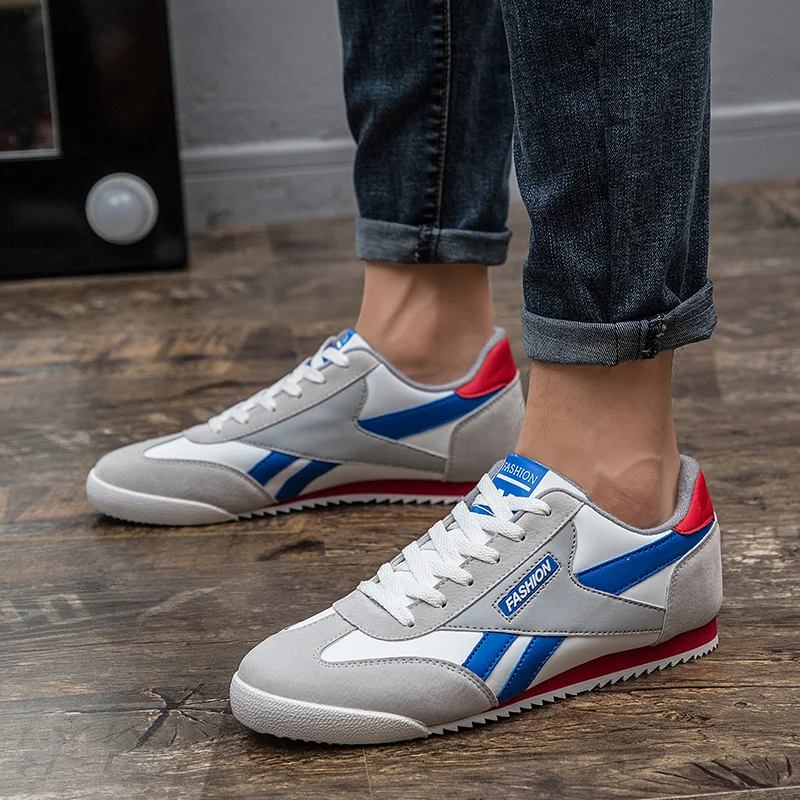 New Arrival Men Vulcanize Shoes Fashion Light Leisure Shoes Male Anti-Slippery Flats Lace-up Man Walking Sneakers Sapatos Homens
New Arrival Men Vulcanize Shoes Fashion Light Leisure Shoes Male Anti-Slippery Flats Lace-up Man Walking Sneakers Sapatos Homens