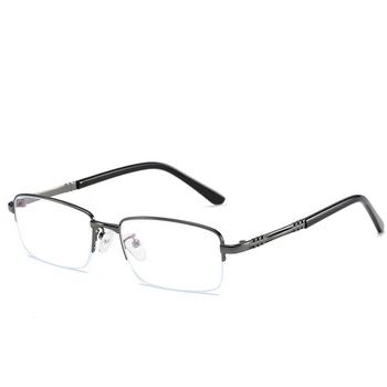 Anti Blue Light Half Frame Business Men's Eyeglasses Metal Square Computer Blue Light Blocking Prescription Spectacles Women Men
Anti Blue Light Half Frame Business Men's Eyeglasses Metal Square Computer Blue Light Blocking Prescription Spectacles Women Men