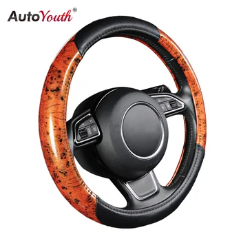 AUTOYOUTH Hot Auto Car Steering Wheel Cover Leather Fits 38cm/15 inch Diameter Car-styling Car Accessories For rav4 funda volant
AUTOYOUTH Hot Auto Car Steering Wheel Cover Leather Fits 38cm/15 inch Diameter Car-styling Car Accessories For rav4 funda volant
