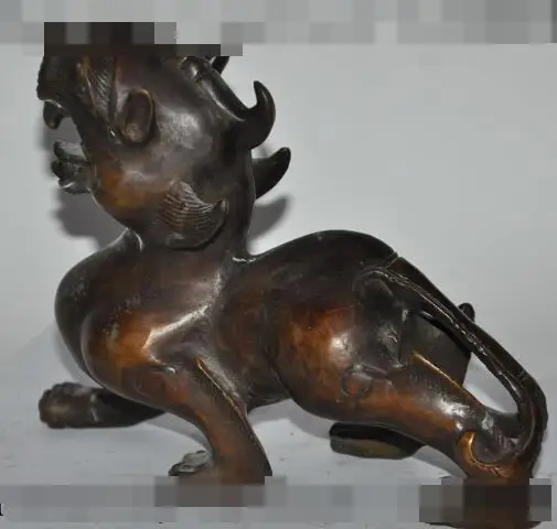 S1842 old chinese fengshui bronze Evil spirits Brave troops Pixiu Unicorn beast statue discount 30% (C0324)
S1842 old chinese fengshui bronze Evil spirits Brave troops Pixiu Unicorn beast statue discount 30% (C0324)