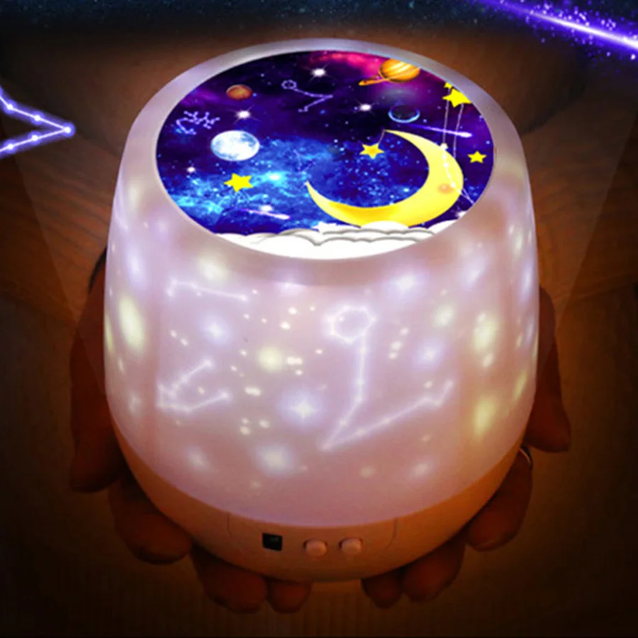 Sky Projector Night Light Colorful Starry Rotating LED Nightight Rotation Starry Moon Night Lamp USB Charging For Birthday Gift
Sky Projector Night Light Colorful Starry Rotating LED Nightight Rotation Starry Moon Night Lamp USB Charging For Birthday Gift