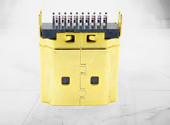 100pcs HDMI Connector HDMI 19P AM Male Solder type / Shell gold plating / Welding foot widening
100pcs HDMI Connector HDMI 19P AM Male Solder type / Shell gold plating / Welding foot widening