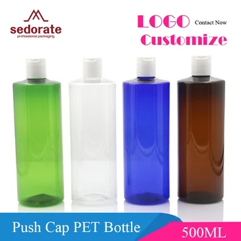 Sedorate 20 pcs/Lot PET Clear Bottle For Cosmetic 500ML Plastic Green Blue Brown Push Cap Empty Makeup Containers JX134
Sedorate 20 pcs/Lot PET Clear Bottle For Cosmetic 500ML Plastic Green Blue Brown Push Cap Empty Makeup Containers JX134