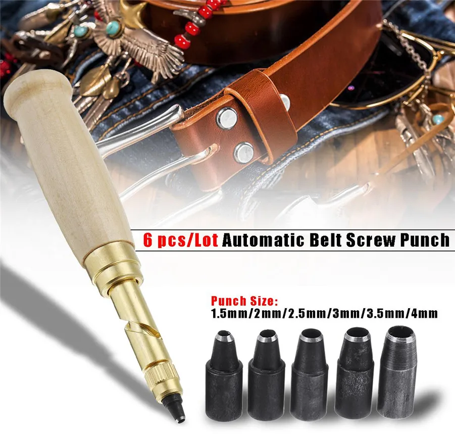 2019 Automatic Belts Punch Replaceable Long Mute Rotary Punching Punchers Leather Craft Tools + 6pcs Tips 99 For Drop Shippin
2019 Automatic Belts Punch Replaceable Long Mute Rotary Punching Punchers Leather Craft Tools + 6pcs Tips 99 For Drop Shippin