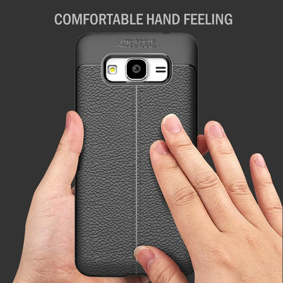 Litchi PU Lether Case For Samsung Galaxy J2 Prime Cover Fashion Soft Silicon Back Cover For Coque Samsung J2 Prime Case (9)