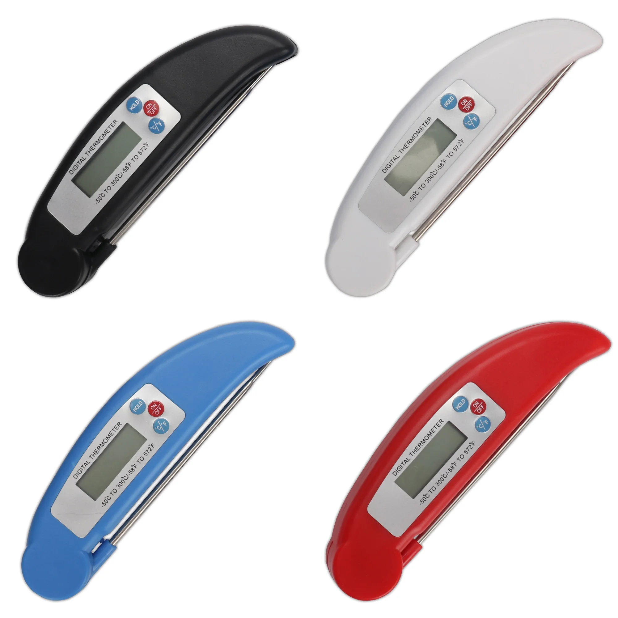4 Colors Instant Read Meat Thermometer Digital Meat Thermometer Cooking Food Thermometer Perfect for Outdoor Cooking & BBQ
4 Colors Instant Read Meat Thermometer Digital Meat Thermometer Cooking Food Thermometer Perfect for Outdoor Cooking & BBQ