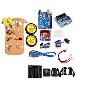 Intelligent Vehicle UNO R3 Initial Learning Suite Track-based Obstacle Avoidance DIY Delivery
Intelligent Vehicle UNO R3 Initial Learning Suite Track-based Obstacle Avoidance DIY Delivery