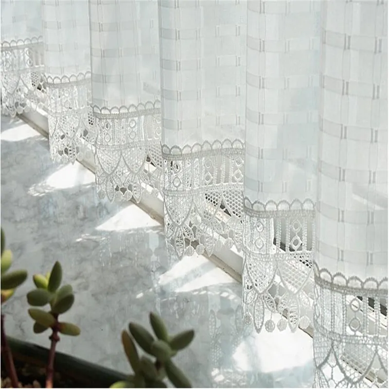 Free Shipping grid Lace Curtain Coffee half Curtain Kitchen door Short Curtain Small Curtain for Home window decoration
Free Shipping grid Lace Curtain Coffee half Curtain Kitchen door Short Curtain Small Curtain for Home window decoration