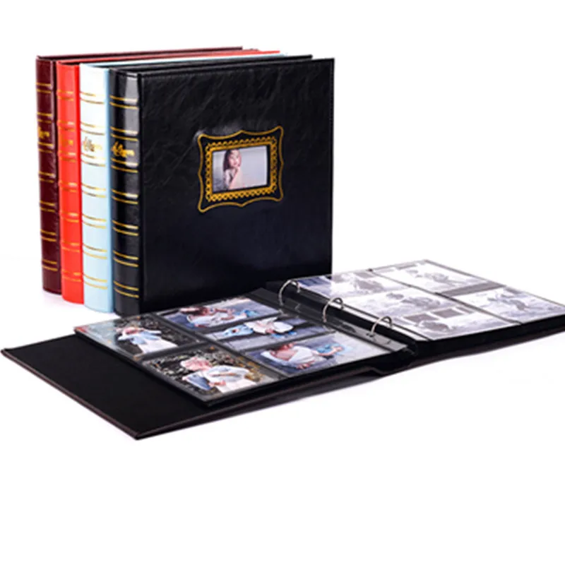 PA44 Five colors retro PU cover 6 inch large insert photo album 600 large capacity family baby growth photo album
PA44 Five colors retro PU cover 6 inch large insert photo album 600 large capacity family baby growth photo album