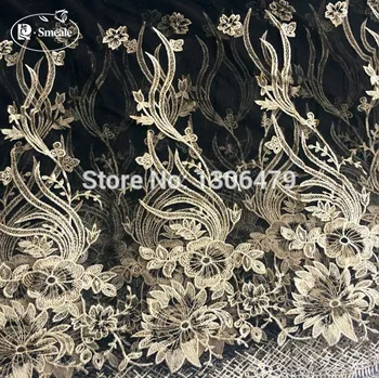 New Mesh Lace Fabric Bilateral Gold Wire Embroidered Clothing Fashion Fabric Skirt Lace Fabric 1meters RS423
New Mesh Lace Fabric Bilateral Gold Wire Embroidered Clothing Fashion Fabric Skirt Lace Fabric 1meters RS423