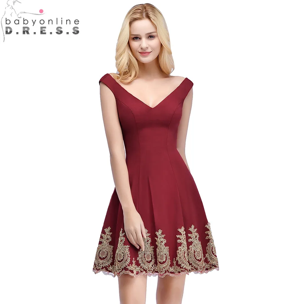 Babyonline Reflective Dress Sexy Burgundy Short Lace Prom Dresses 2019 Satin Sleeveless Homecoming Dresses Vestido de Festa
Babyonline Reflective Dress Sexy Burgundy Short Lace Prom Dresses 2019 Satin Sleeveless Homecoming Dresses Vestido de Festa