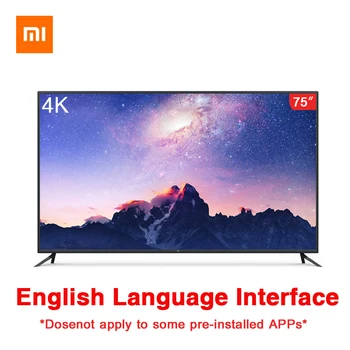 Xiaomi Smart TV 4 75 Inch Wireless Ultra-thin Body Intelligent Remote Control 4K HDR 2GB+32GB Dolby+DTS
Xiaomi Smart TV 4 75 Inch Wireless Ultra-thin Body Intelligent Remote Control 4K HDR 2GB+32GB Dolby+DTS