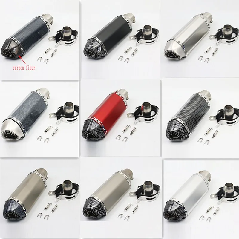 Exhaust Motorcycle 51MM 60MM Universal For Brand Muffler Escape For kawasaki er6n ninja 300 Yamaha MT07 R1 KTM Motocross AK-1
Exhaust Motorcycle 51MM 60MM Universal For Brand Muffler Escape For kawasaki er6n ninja 300 Yamaha MT07 R1 KTM Motocross AK-1