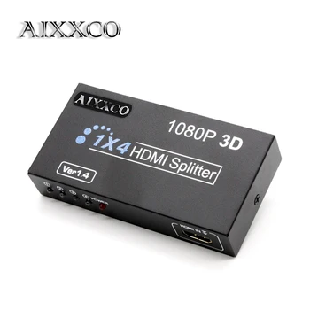 AIXXCO NEW HDMI Splitter 4 Way Hdmi Splitter 1 In 4 Out Support 3D and 1080P Metal Case for Full HD HDTV PS3 PS4 Xbox Player DVD 
AIXXCO NEW HDMI Splitter 4 Way Hdmi Splitter 1 In 4 Out Support 3D and 1080P Metal Case for Full HD HDTV PS3 PS4 Xbox Player DVD