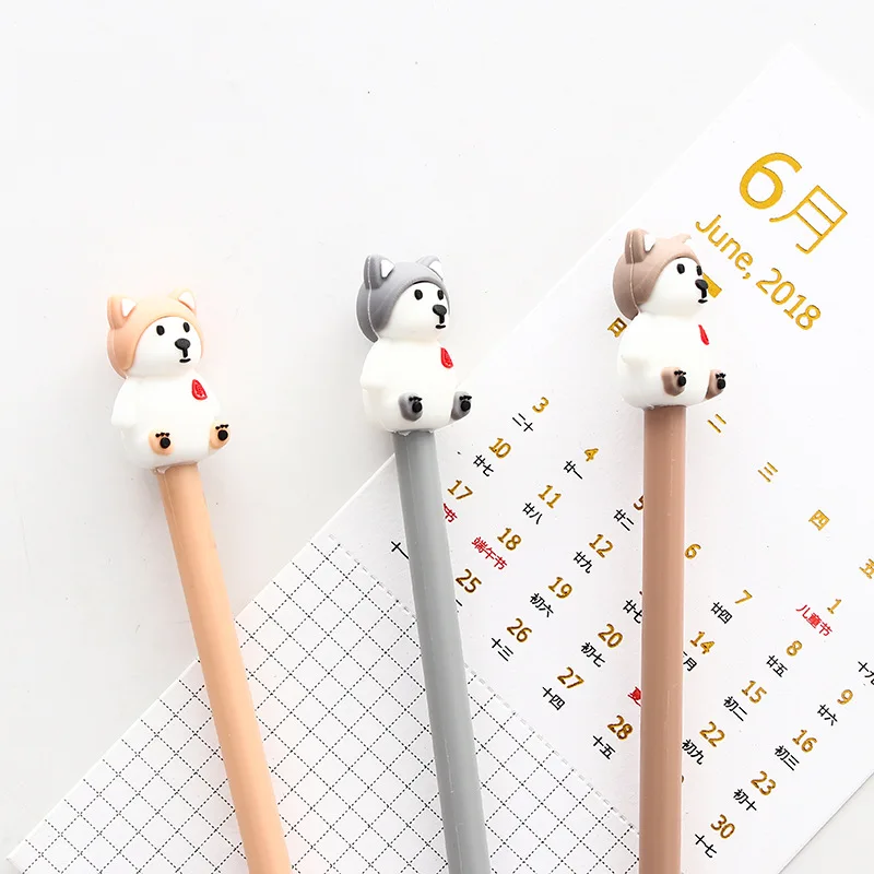 4 Pcs/Set gel pen dog boligrafo Kawaii pens for school Creative kalem cute caneta material escolar papelaria lapices
4 Pcs/Set gel pen dog boligrafo Kawaii pens for school Creative kalem cute caneta material escolar papelaria lapices