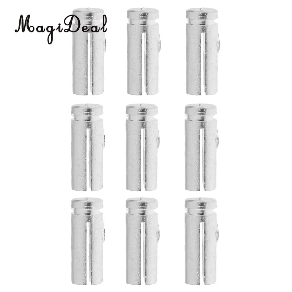 18pcs Flight Protectors Durable Design Pro Anodised Aluminum Dart Flight Savers / Protectors -Black/Silver