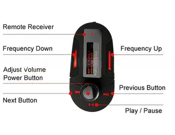Remote Control Red Light LCD Car MP3 Player Wireless FM Transmitter Modulator With Support USB+ SD+MMC+Fuse+Car Audio
Remote Control Red Light LCD Car MP3 Player Wireless FM Transmitter Modulator With Support USB+ SD+MMC+Fuse+Car Audio