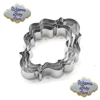Wedding Blessing Frame Shape Cookie Cutters 4pcs Stainless Steel Cake Stencil Biscuit Chocolate Mold Kitchen Pastry Tools
Wedding Blessing Frame Shape Cookie Cutters 4pcs Stainless Steel Cake Stencil Biscuit Chocolate Mold Kitchen Pastry Tools