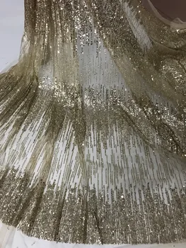 Hot selling glued glitter sequins lace fabric Jolin-92918 African French net tulle Lace Fabric for party
Hot selling glued glitter sequins lace fabric Jolin-92918 African French net tulle Lace Fabric for party