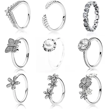 Classic Silver Color Rings With Flower Pearl Butterfly Rice Ear Crystal Wedding & Party Ring For Women Jewelry Gift
Classic Silver Color Rings With Flower Pearl Butterfly Rice Ear Crystal Wedding & Party Ring For Women Jewelry Gift