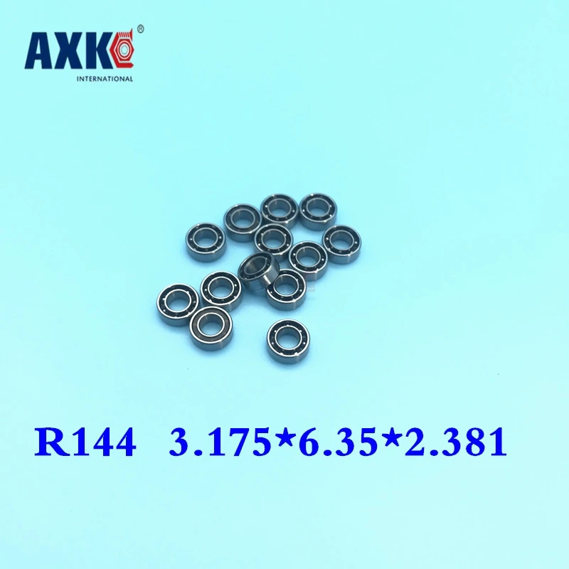 AXK Miniature bearings R144 open size 3.175*6.35*2.381mm Dental Handpiece Bearing (Steel+ 8 Steel Balls + Nylon Cage) 10pcs
AXK Miniature bearings R144 open size 3.175*6.35*2.381mm Dental Handpiece Bearing (Steel+ 8 Steel Balls + Nylon Cage) 10pcs