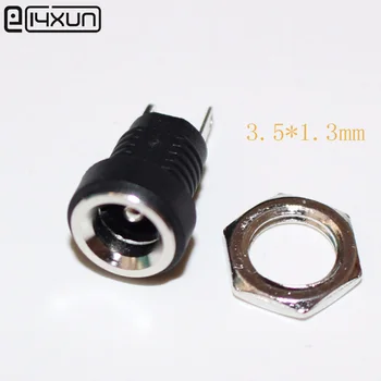 50pcs/lot Copper 3.5mm x 1.3mm DC Power Jack Socket 3A 3.5*1.3mm Female Panel Mount plug 2 Pin Soldering
50pcs/lot Copper 3.5mm x 1.3mm DC Power Jack Socket 3A 3.5*1.3mm Female Panel Mount plug 2 Pin Soldering