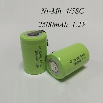 Sorvess 4/5SC 1.2V Ni-Mh Battery 2500mAh Ni Mh Rechargeable Batteries Welding Tabs Point For Electric Drill Electric Batch
Sorvess 4/5SC 1.2V Ni-Mh Battery 2500mAh Ni Mh Rechargeable Batteries Welding Tabs Point For Electric Drill Electric Batch
