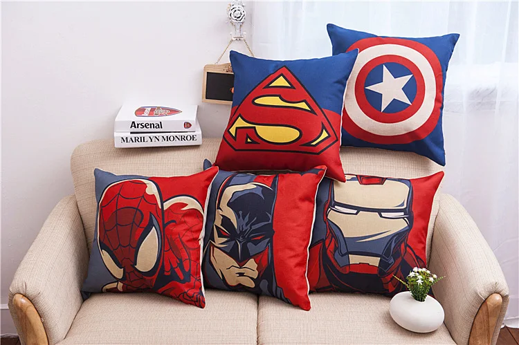 11.11 NEW 45*45cm Super hero The Justice league Decorative Cotton Linen Pillow Case Cover Pillowcase for House New
11.11 NEW 45*45cm Super hero The Justice league Decorative Cotton Linen Pillow Case Cover Pillowcase for House New
