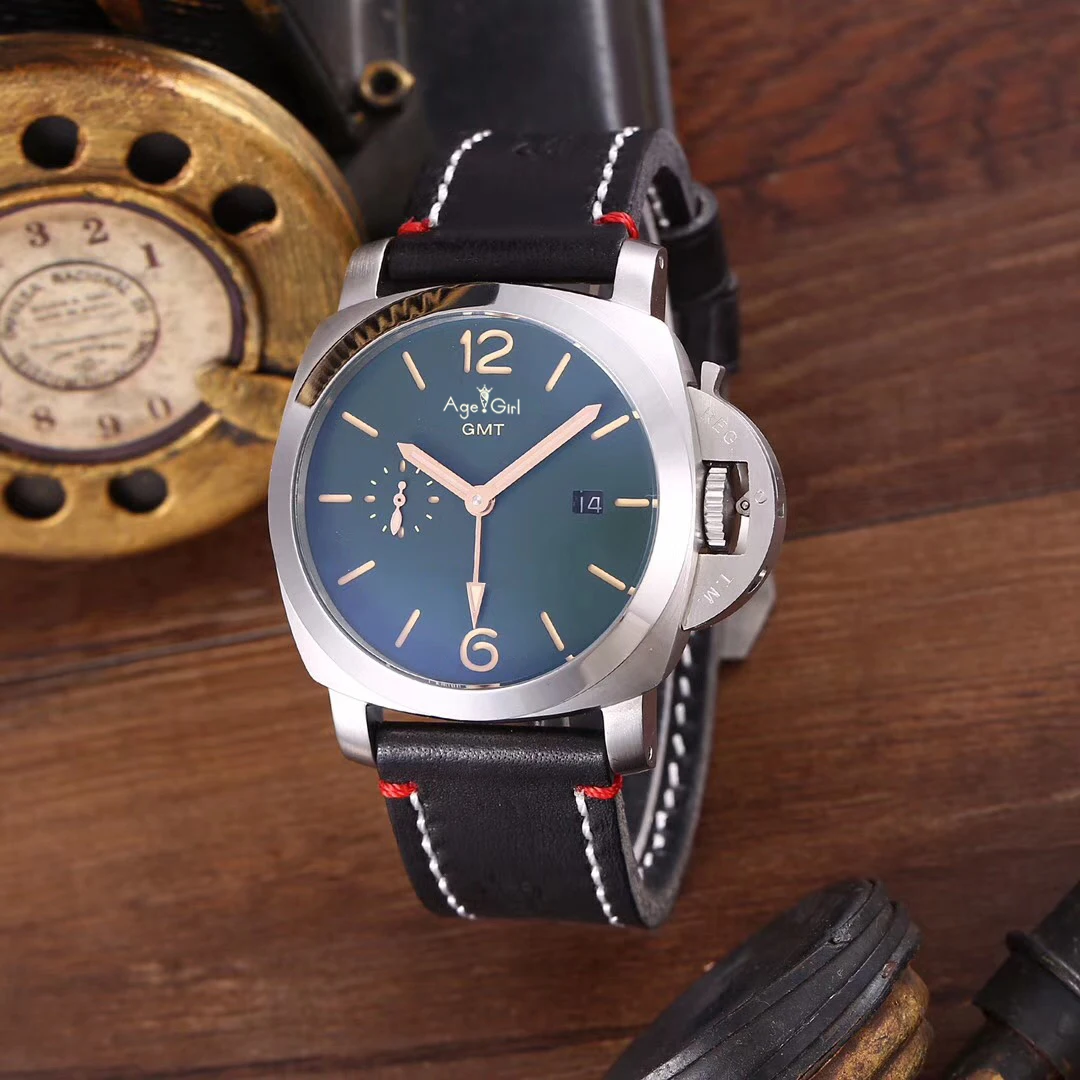 Luxury Brand New Men Automatic Mechanical Sapphire Stainless Steel Watches Silver Black Brown Leather Luminous GMT Watch AAA+
Luxury Brand New Men Automatic Mechanical Sapphire Stainless Steel Watches Silver Black Brown Leather Luminous GMT Watch AAA+