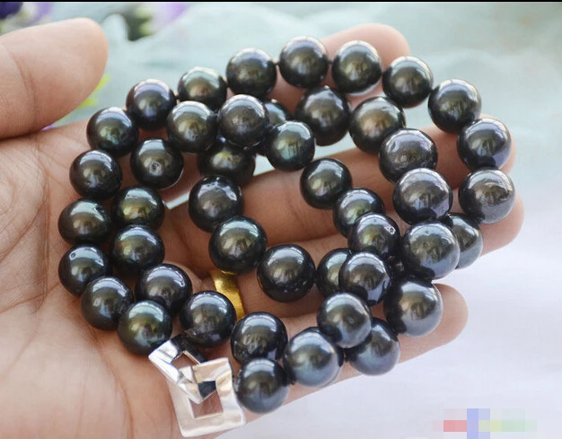 HOT## Wholesale FREE SHIPPING >>> P4624 A++ 24" 14mm ROUND Tahitian black Freshwater cultured PEARL NECKLACE
HOT## Wholesale FREE SHIPPING >>> P4624 A++ 24" 14mm ROUND Tahitian black Freshwater cultured PEARL NECKLACE