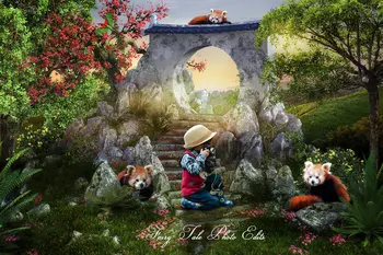custom Red Panda Haven tree photo studio background High quality Computer print party backdrops
custom Red Panda Haven tree photo studio background High quality Computer print party backdrops
