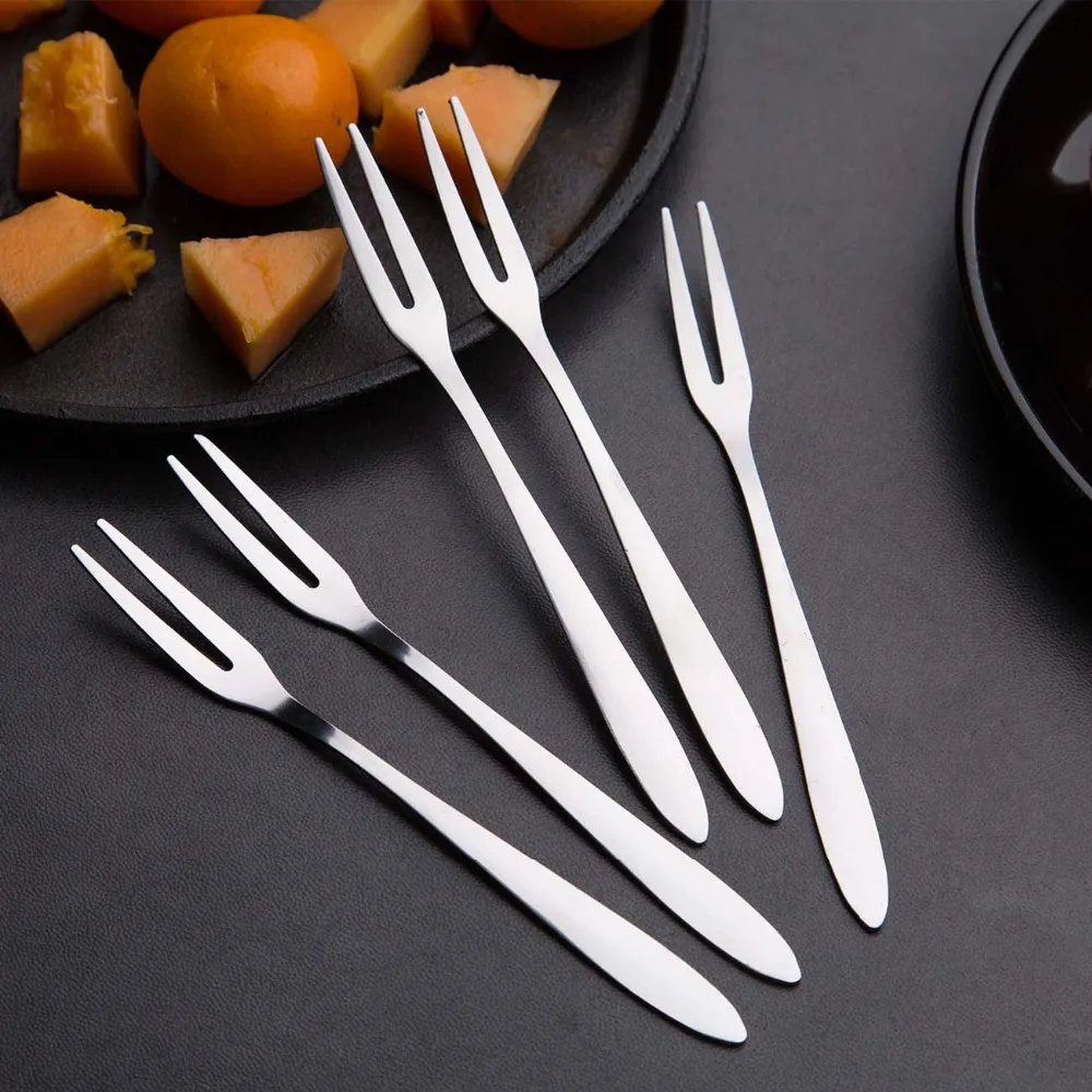 5Pcs Stainless Steel Fruit Fork Food Picks Mini Fork Cake Dessert Salad Sticks Forks Party Supplies Kichen Accessories
5Pcs Stainless Steel Fruit Fork Food Picks Mini Fork Cake Dessert Salad Sticks Forks Party Supplies Kichen Accessories