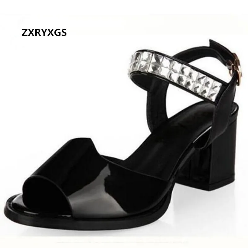 ZXRYXGS women brand sandals Rhinestones genuine leather shoes women shoes sandals 2019 plus size summer shoes woman sandals
ZXRYXGS women brand sandals Rhinestones genuine leather shoes women shoes sandals 2019 plus size summer shoes woman sandals