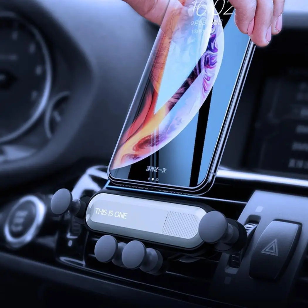 Gravity Car Holder For Phone in Car Air Vent Clip Mount No Magnetic Mobile Phone Holder Cell Stand Support For iPhone X 7
Gravity Car Holder For Phone in Car Air Vent Clip Mount No Magnetic Mobile Phone Holder Cell Stand Support For iPhone X 7