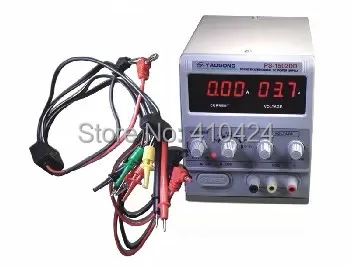 1502DD 15V 2A Adjustable DC Power Supply LED Display Mobile phone repair power test regulated
1502DD 15V 2A Adjustable DC Power Supply LED Display Mobile phone repair power test regulated