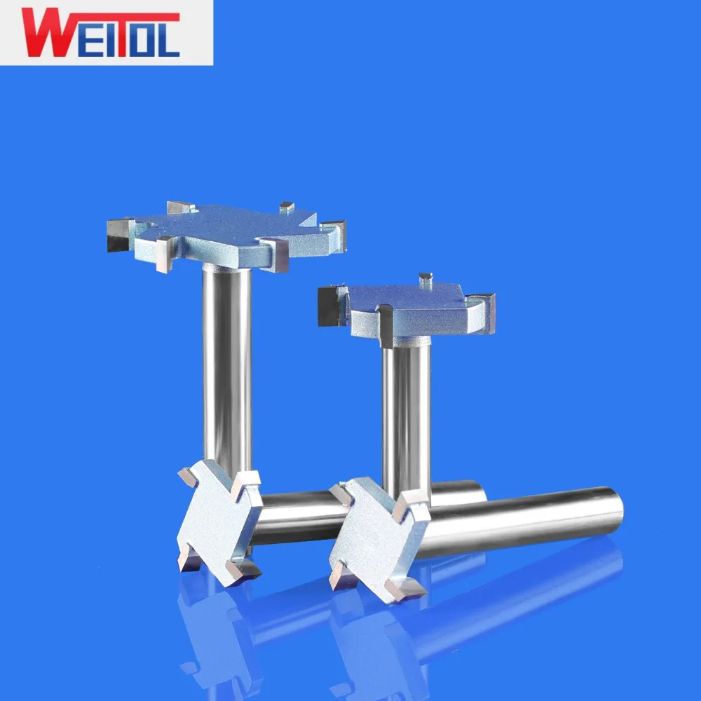 Weitol 1pcs 1/2 inch 4T/6T woodworking router bit tungsten carbide lengthen T slotting bit CNC milling cutter for wood
Weitol 1pcs 1/2 inch 4T/6T woodworking router bit tungsten carbide lengthen T slotting bit CNC milling cutter for wood
