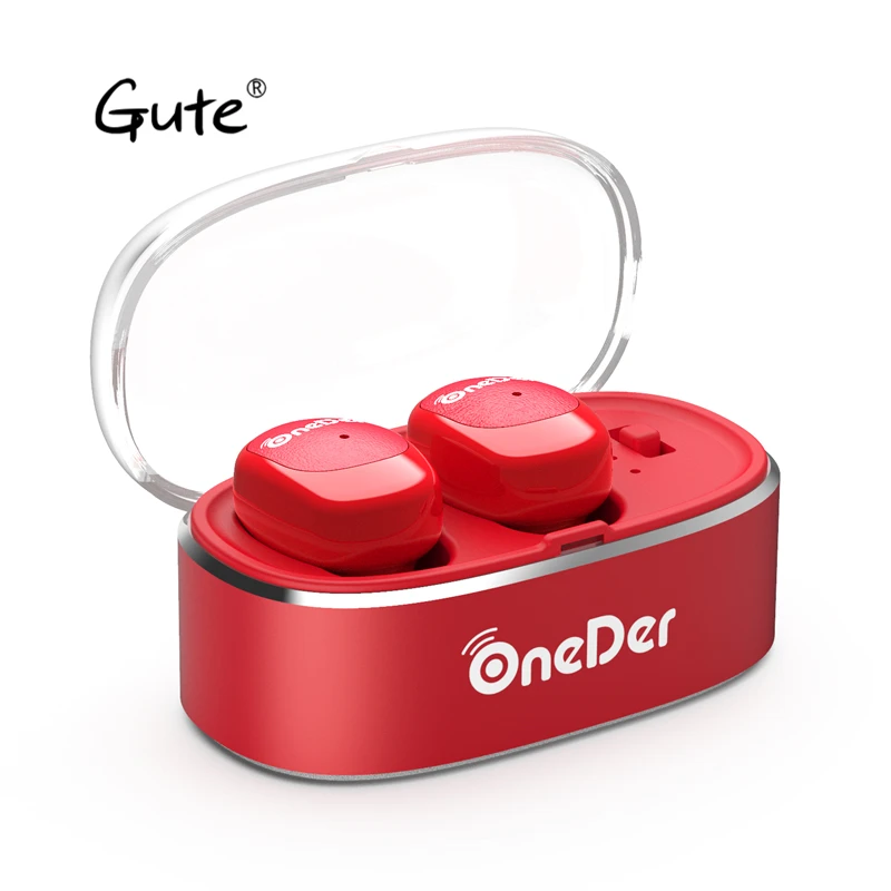 Gute Mini sport active noise cancelling bluetooth TWS earbuds bt ear pods Headset charging box draadloze oordopjes ear pod case
Gute Mini sport active noise cancelling bluetooth TWS earbuds bt ear pods Headset charging box draadloze oordopjes ear pod case