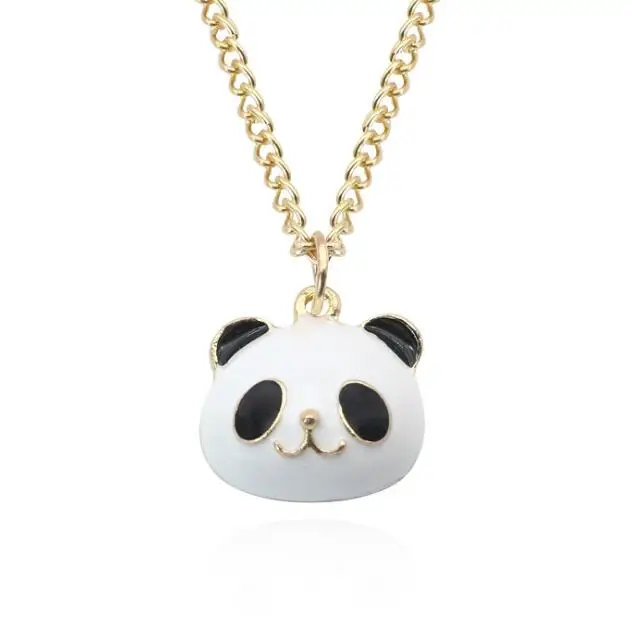 Fashion cartoon drop oil Lovely Enamel Animal Panda necklace Exquisite Cute pendant ornaments women girl kid children gift
Fashion cartoon drop oil Lovely Enamel Animal Panda necklace Exquisite Cute pendant ornaments women girl kid children gift